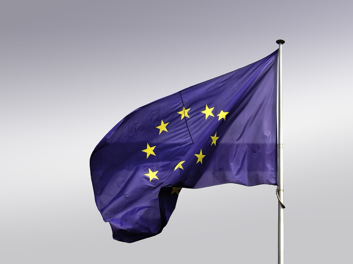 eu flag mit umweltregelung texte